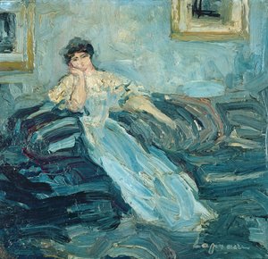 内部的女人，c.1909
